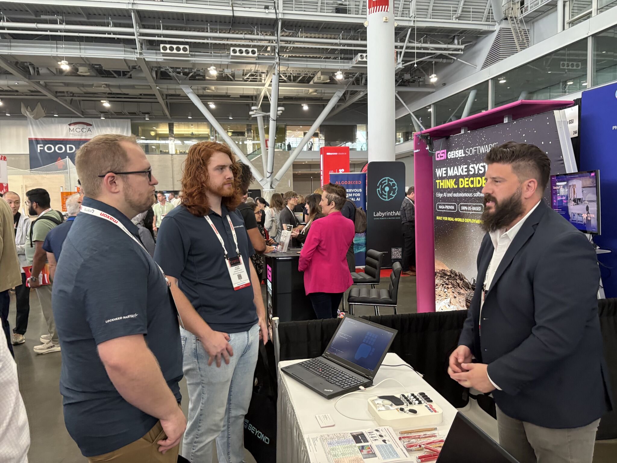 Apex Sensing Makes a Powerful Impact at the Robotics Summit & Expo in Boston!
