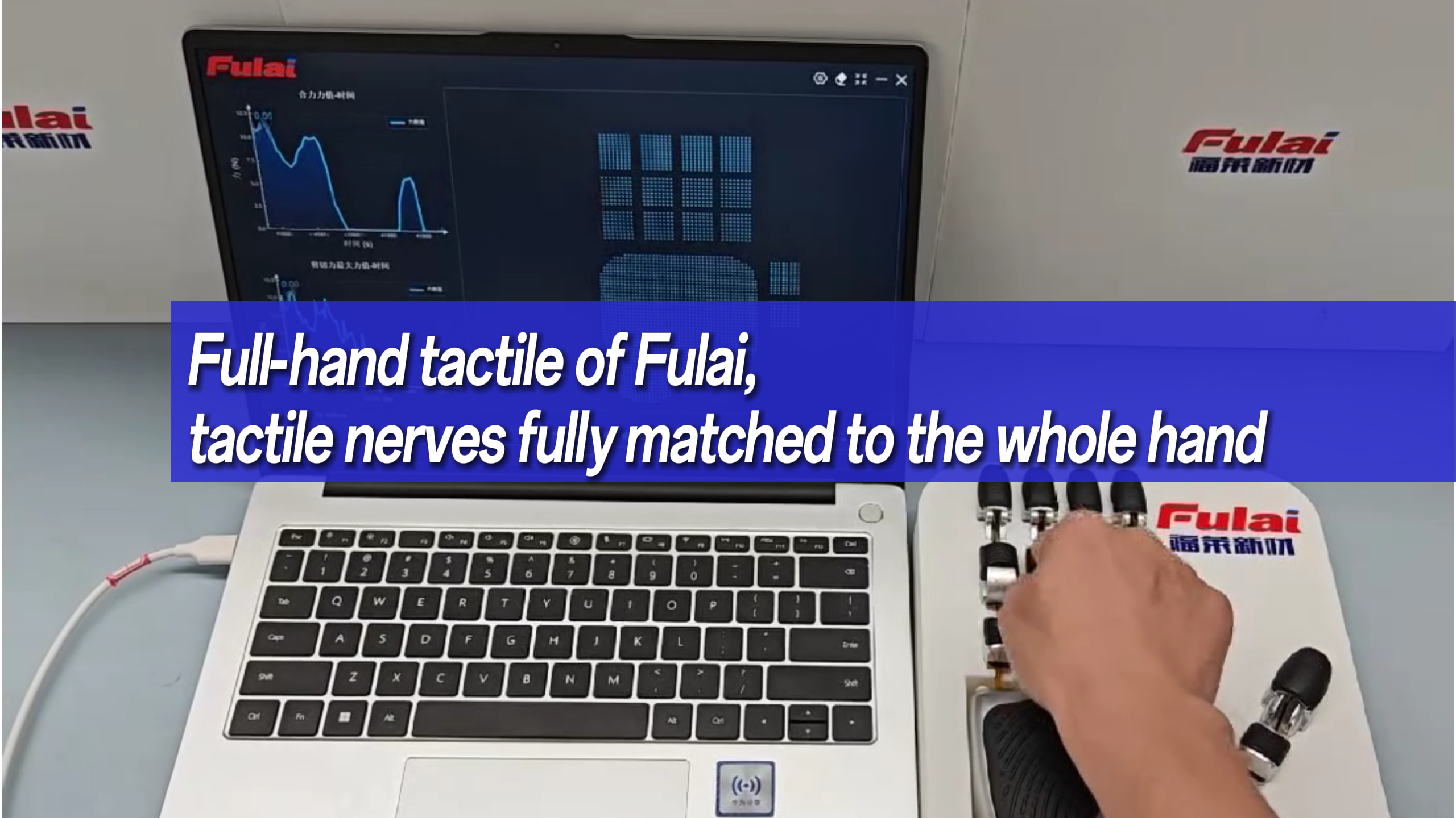 Full-hand tactile of Fulai, tactile nerves fully matched to the whole hand