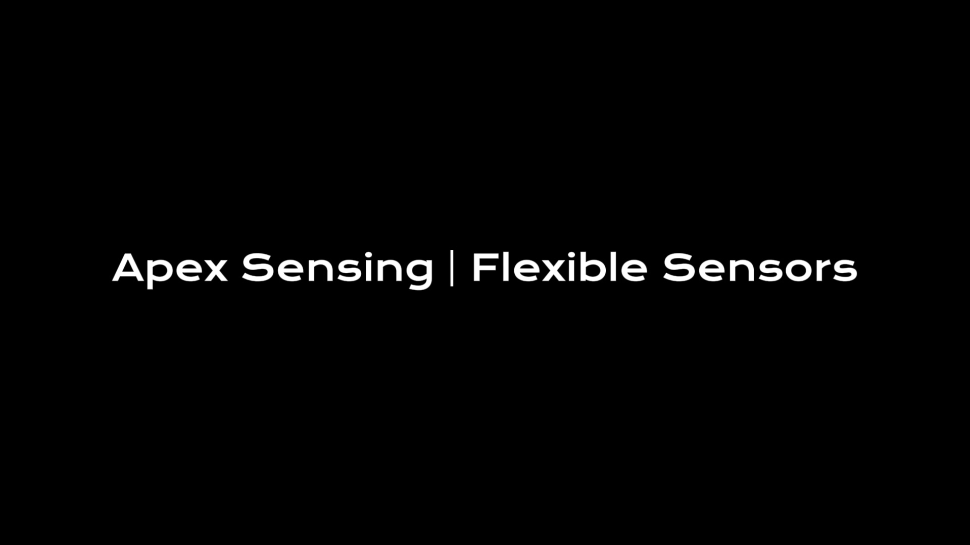 APEX SENSING | Flexible Sensors